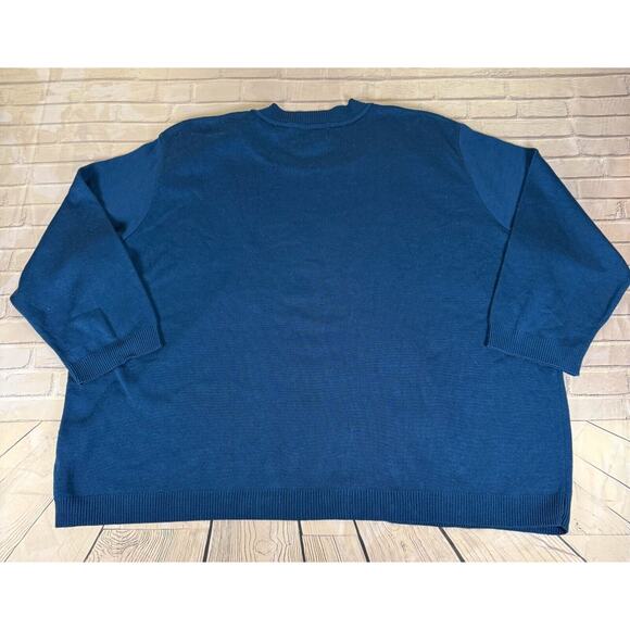 Alfred Dunner 2-Piece Cardigan Set 3XL BLUE Open Front EUC - Picture 3 of 5